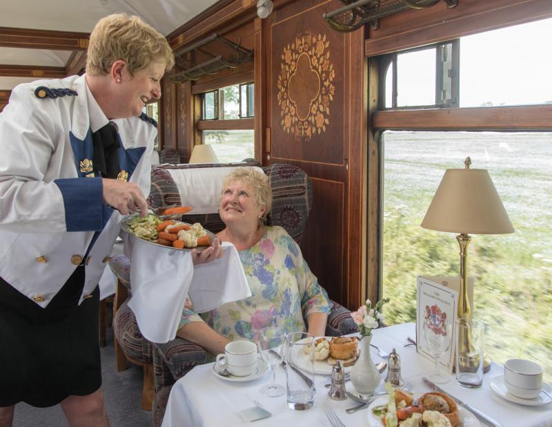 LUNCH ON KENT & EAST SUSSEX RAILWAY