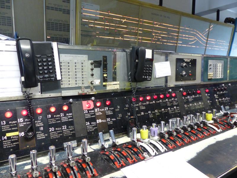 Rayners Lane and Harrow-on-the-Hill Signal Cabins visit
