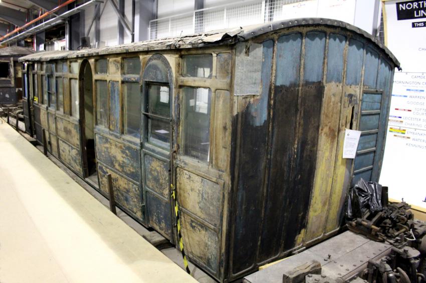 Carriage 353 unrestored at the Depot