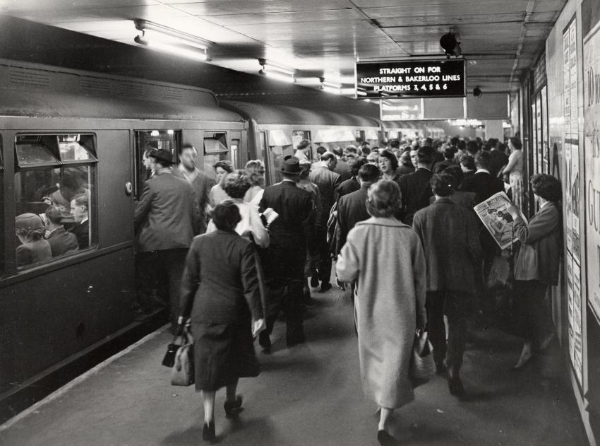 Q Stock in service in the 1950s