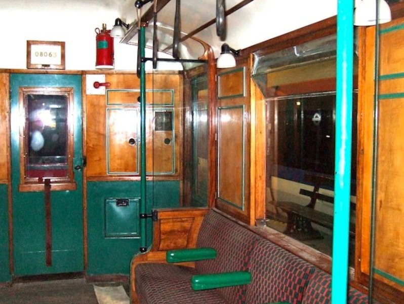 Interior of 1930s Q 35 carriage