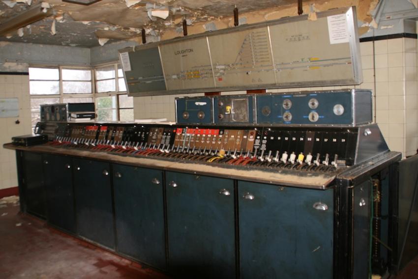 The old Loughton signal box