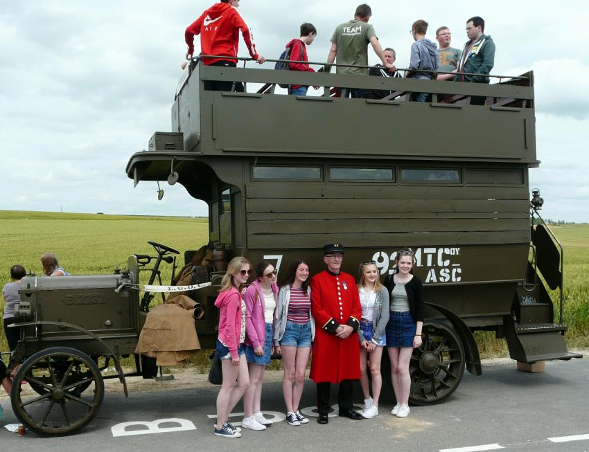 BATTLE BUS ON THE SOMME