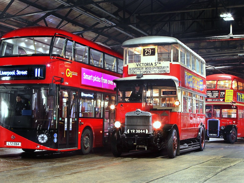 Friends steward at garage centenary