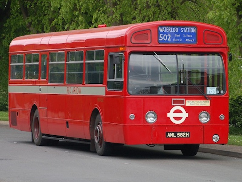 Friends crew bus on Brighton run