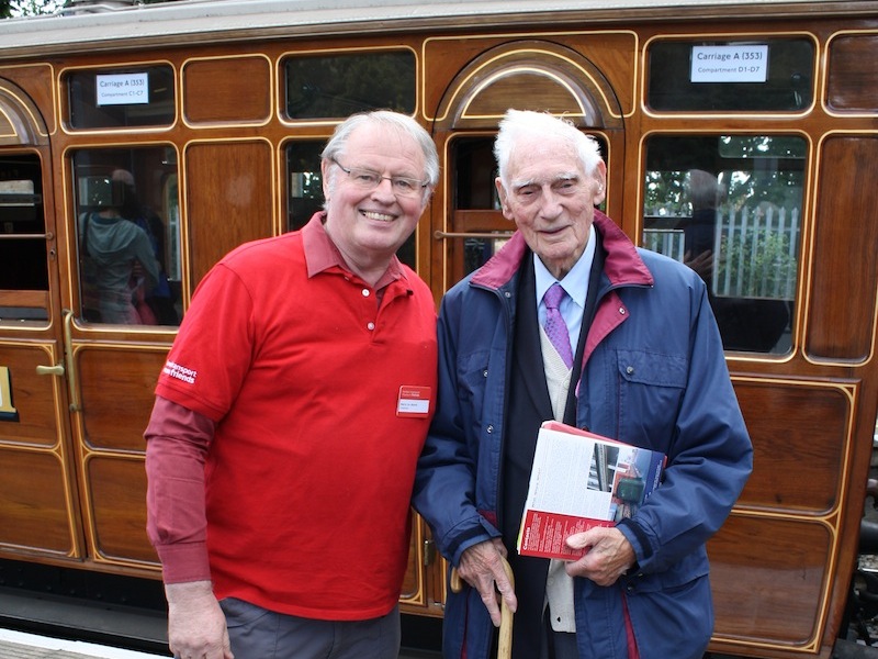 Celebration aboard 125th steam trip