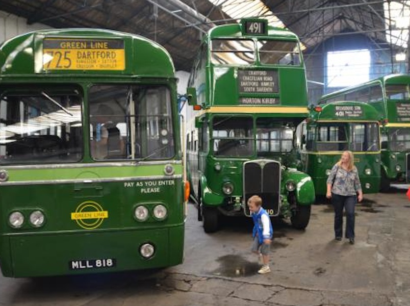 Darford bus garage opens its doors